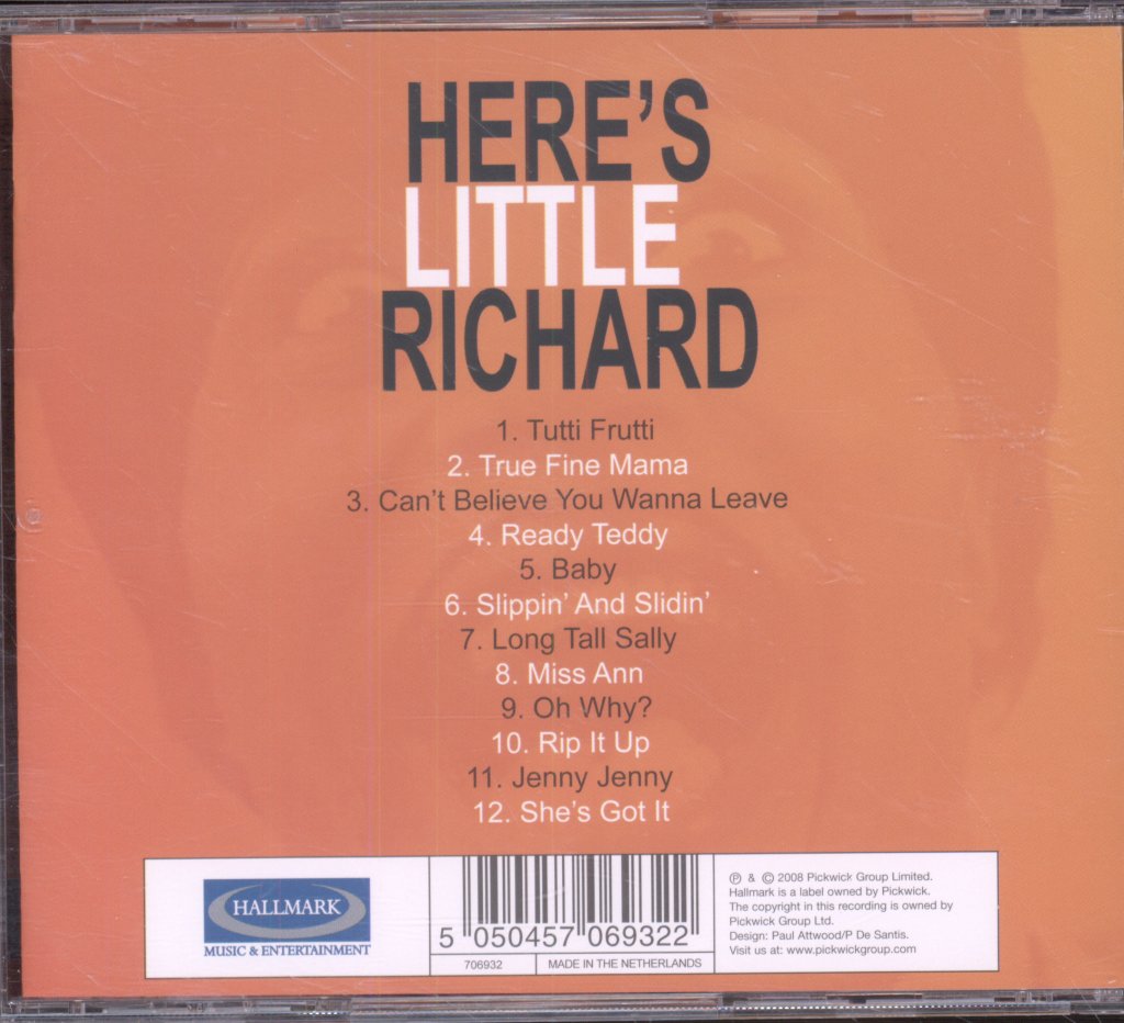 Little Richard - Here's Little Richard - Cd