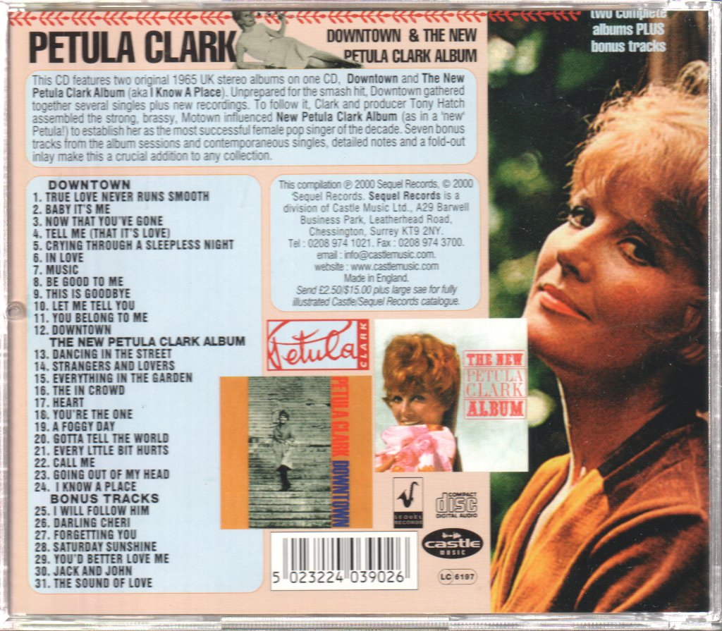 Petula Clark - Downtown / The New Petula Clark Album - Cd