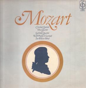 Gabrieli Quartet / Keith Puddy / Ian Wilson - Mozart - Clarinet Quintet / Oboe Quartet - Lp