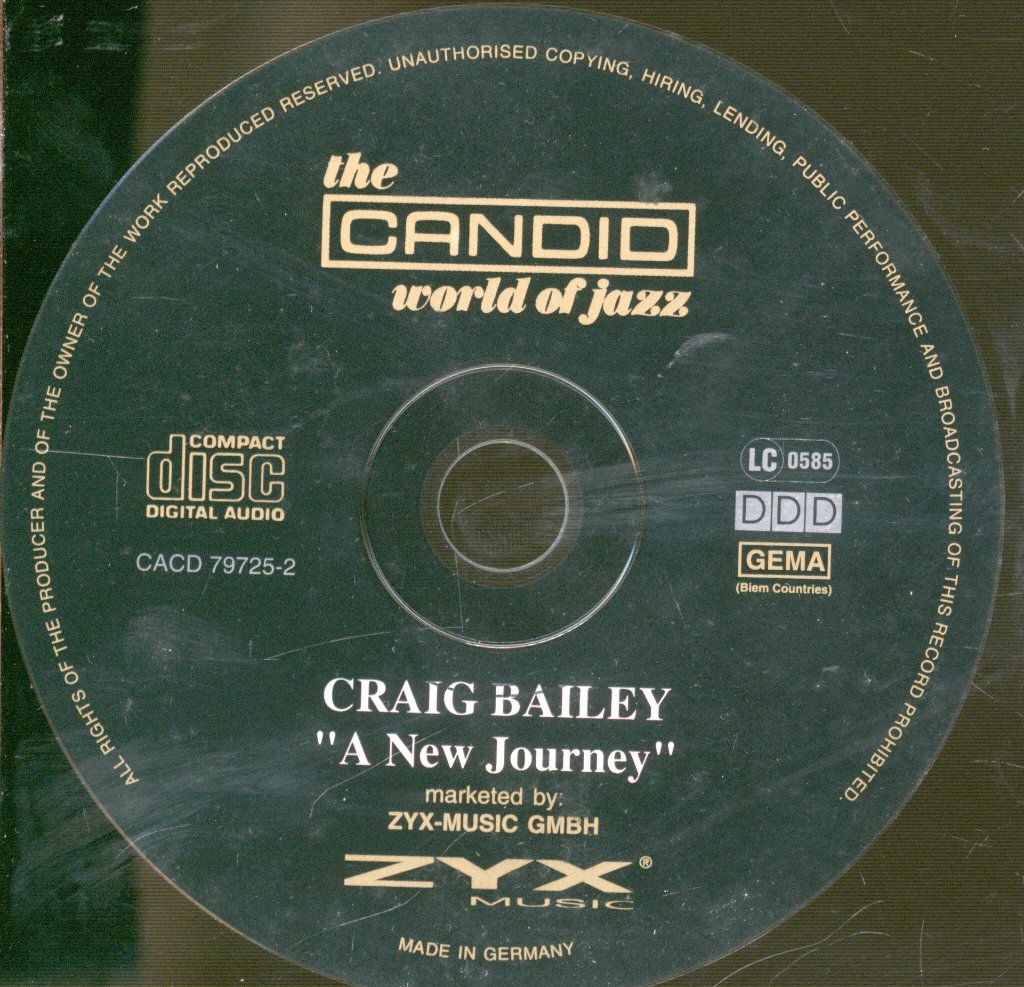 Craig Bailey - A New Journey - Cd