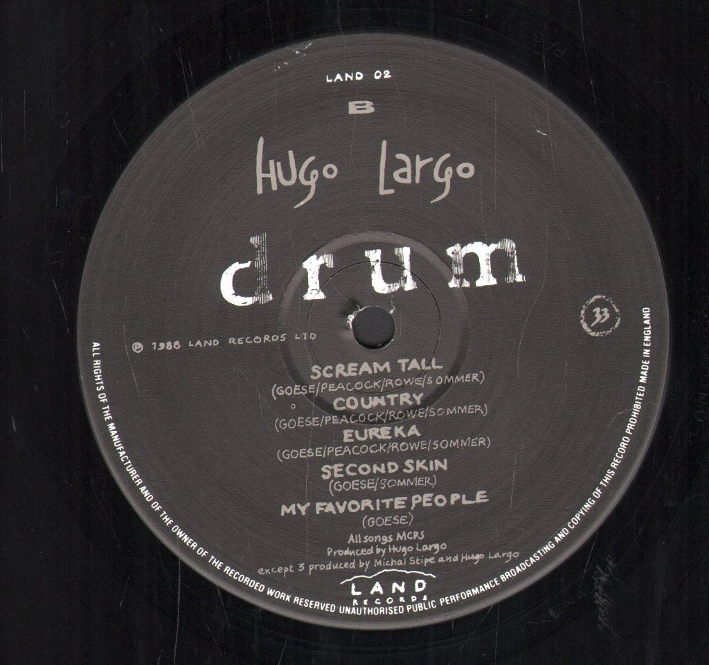 Hugo Largo - Drum - Lp
