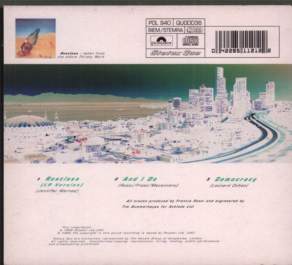 Status Quo - Restless - Cd