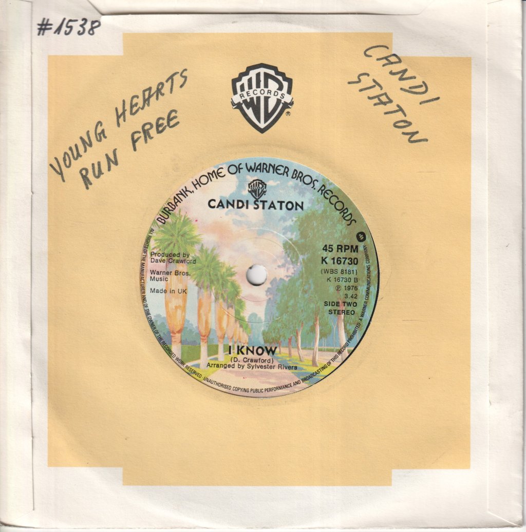 Candi Staton - Young Hearts Run Free - 7 Inch