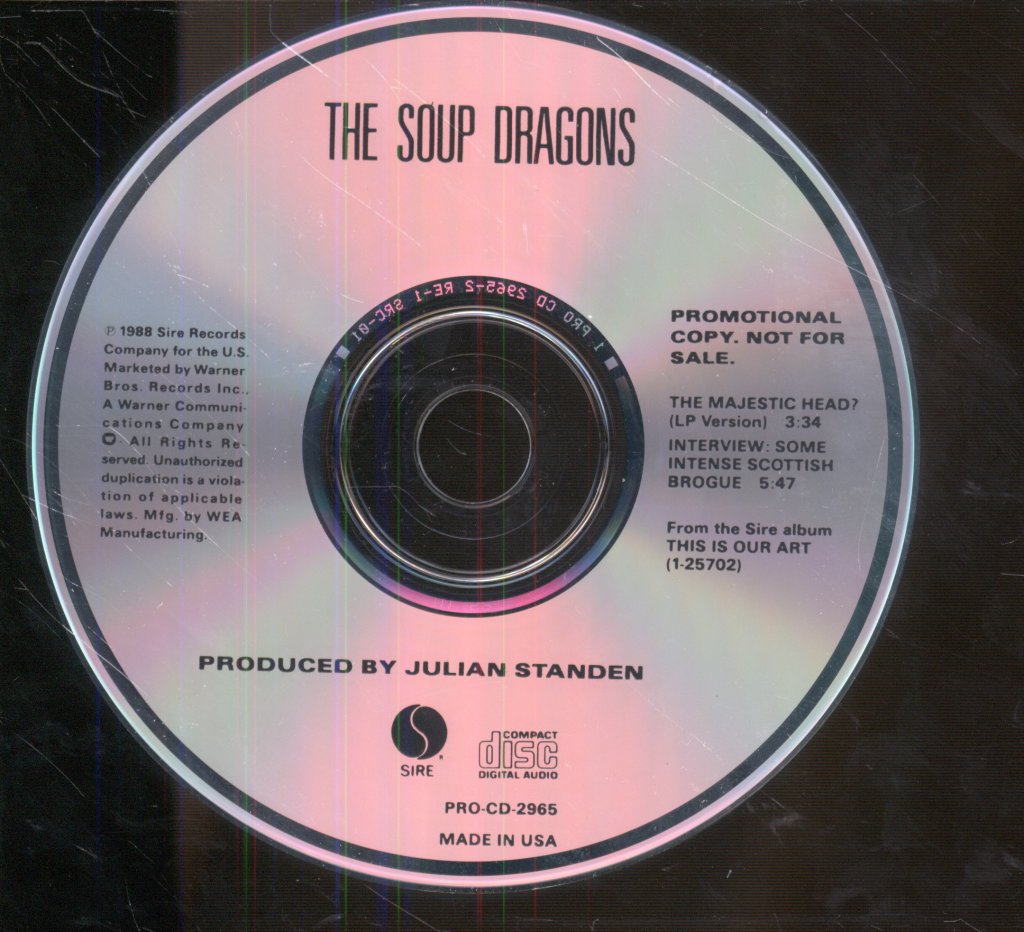 Soup Dragons - Majestic Head? - Cd