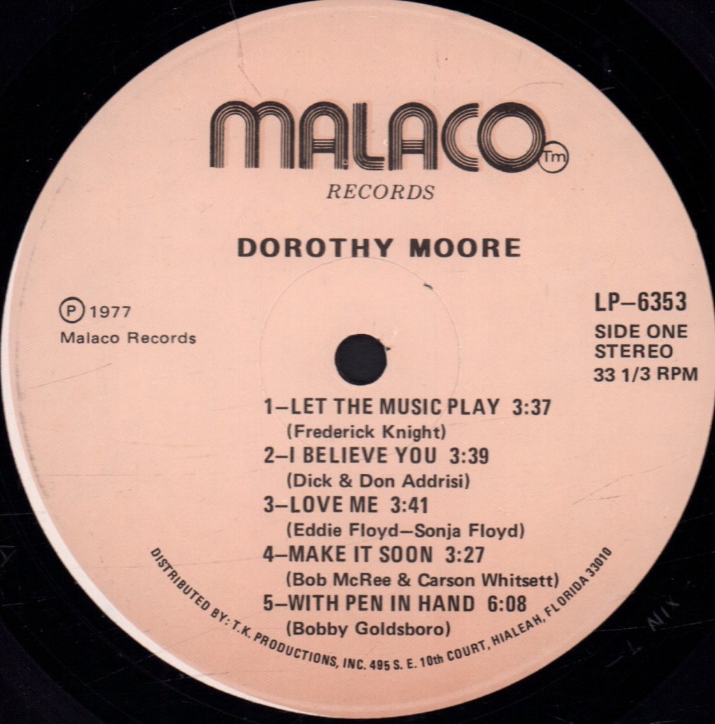 Dorothy Moore - Dorothy Moore - Lp