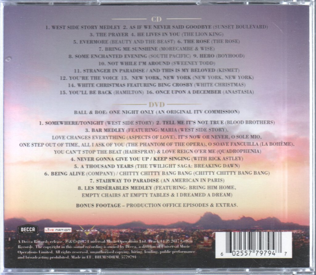 Michael Ball And Alfie Boe - Together Again - Cd/Dvd