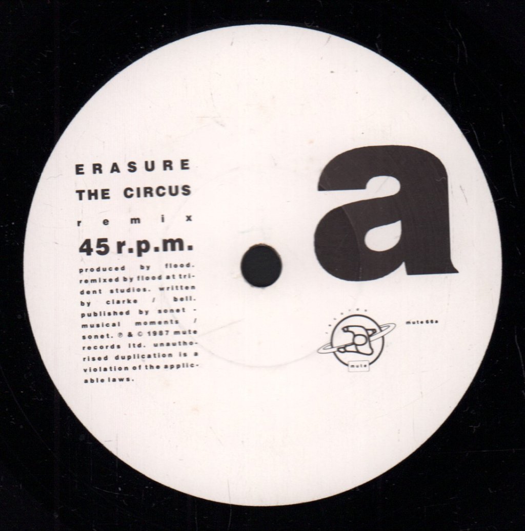 Erasure - Circus - 7 Inch