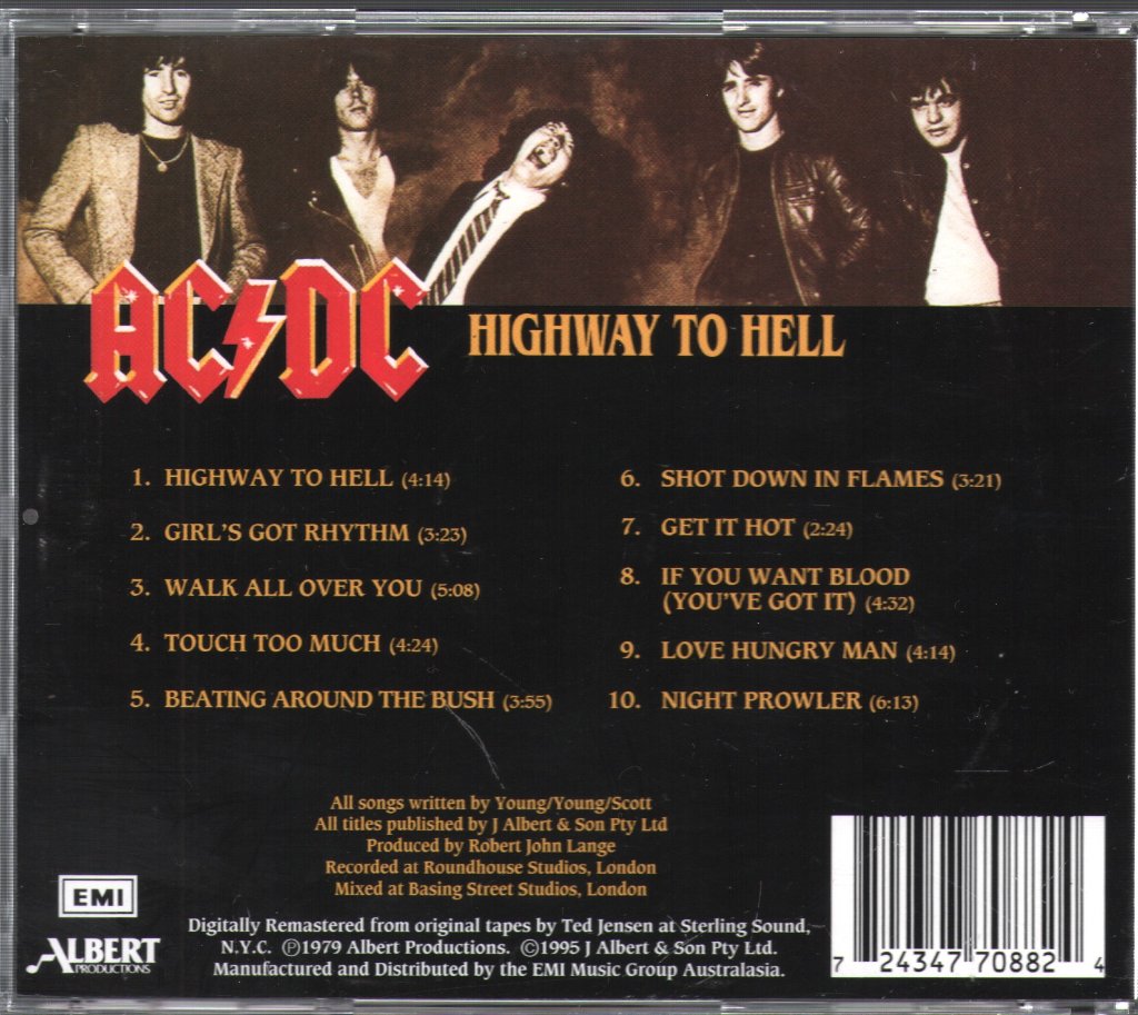 AC/DC - Highway To Hell - Cd