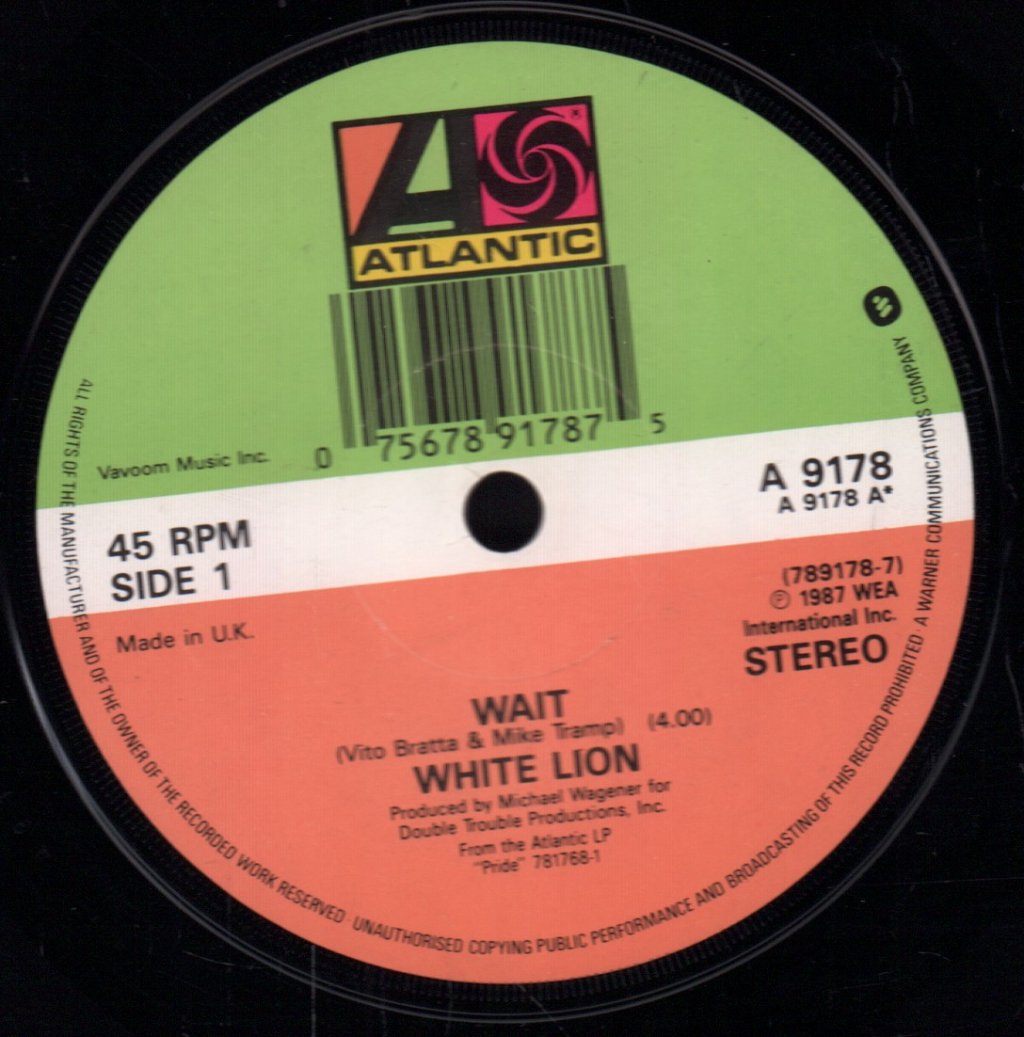 White Lion - Wait - 7 Inch