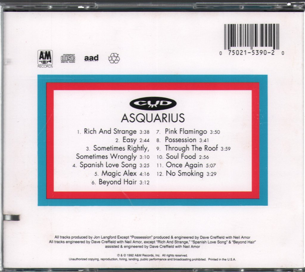 Cud - Asquarius - Cd