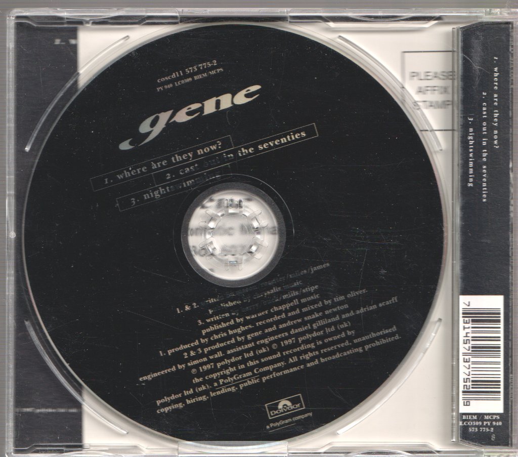 Gene - Where Are They Now? - Cd