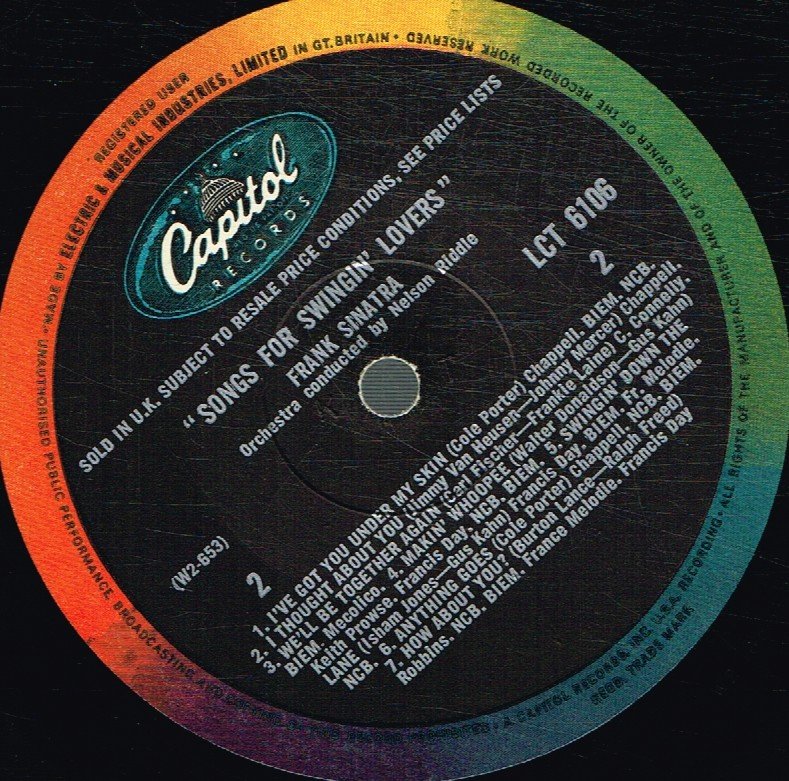 Frank Sinatra - Songs For Swingin' Lovers - Lp