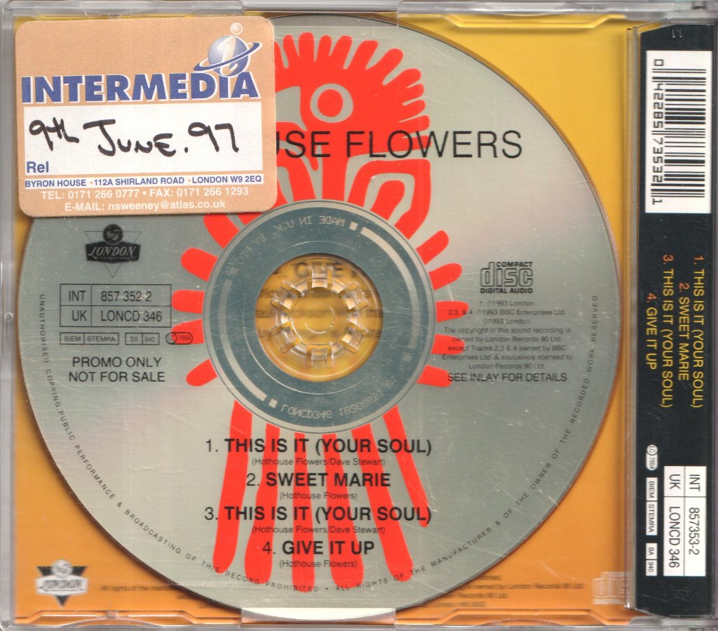 Hothouse Flowers - This Is It - Cd