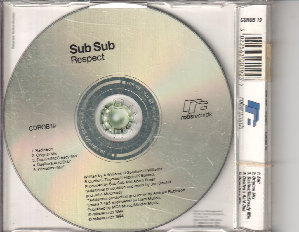 Sub Sub - Respect - Cd