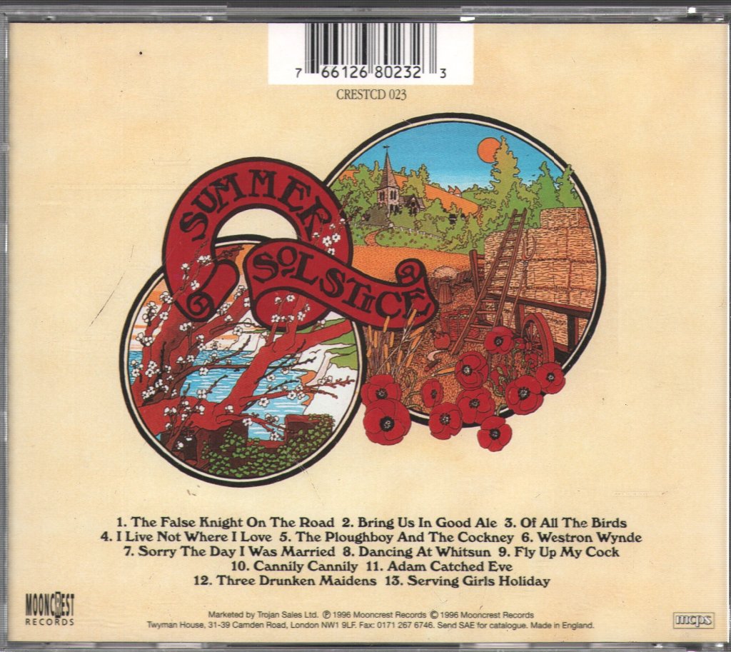 Tim Hart And Maddy Prior - Summer Solstice - Cd