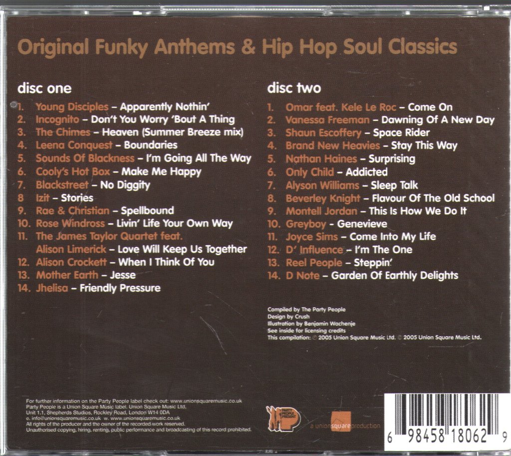 Various Artists - Party People Present: Street Soul Anthems - Double Cd