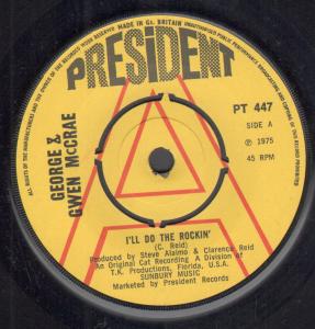 George And Gwen Mccrae - I'll Do The Rockin' - 7 Inch
