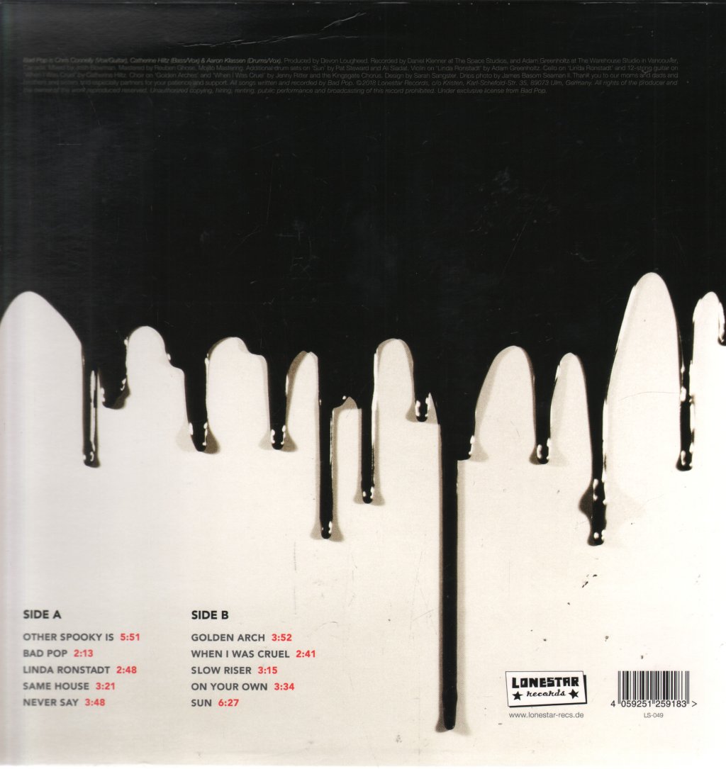 Bad Pop - Bad Pop - Lp