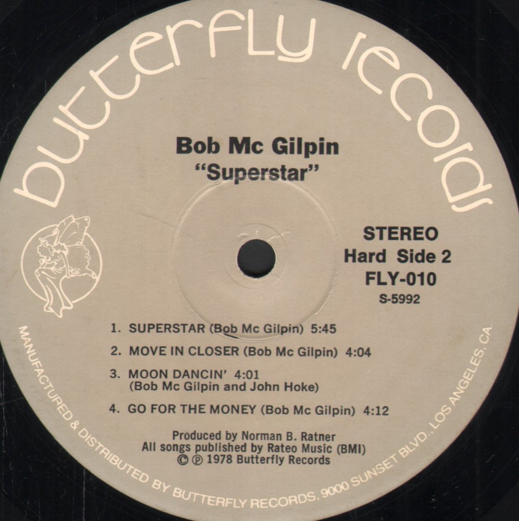 Bob McGilpin - Superstar - Lp
