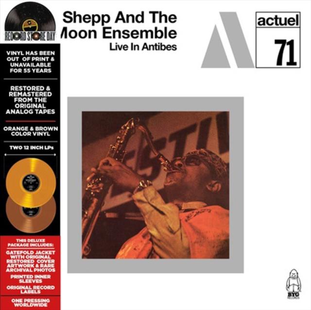 Archie Shepp and The Full Moon Ensemble - Live In Antibes (Orange/Brown Vinyl) (Rsd 2025) - Double Lp