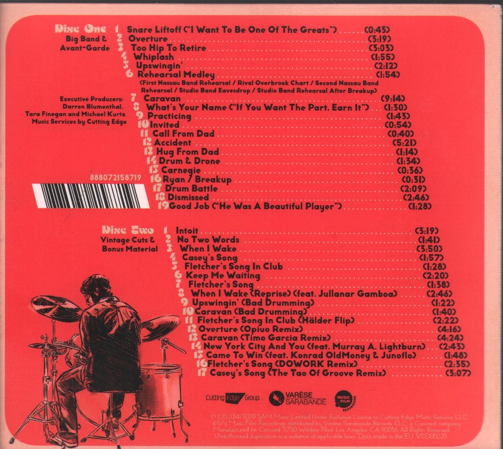 Whiplash - Original Motion Picture Soundtrack - Double Cd