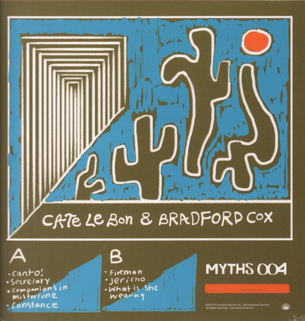 Cate Le Bon And Bradford Cox - Myths 004 - Lp