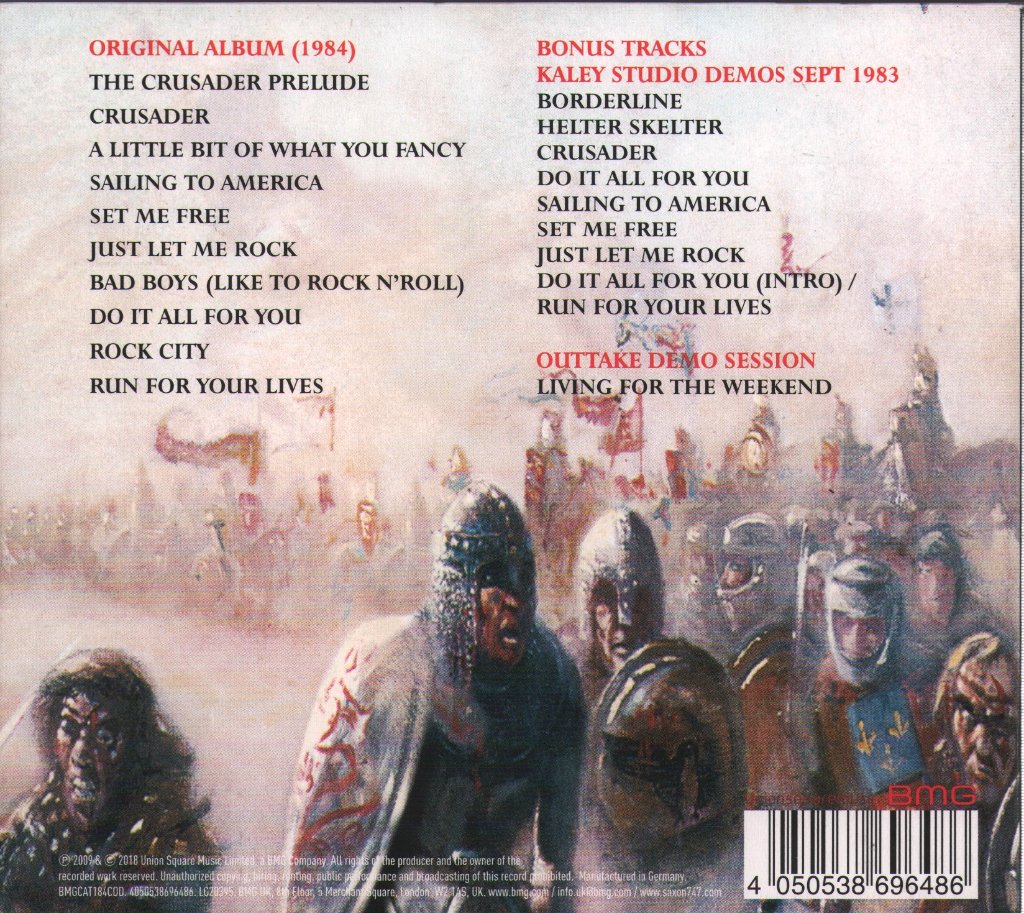Saxon - Crusader - Cd