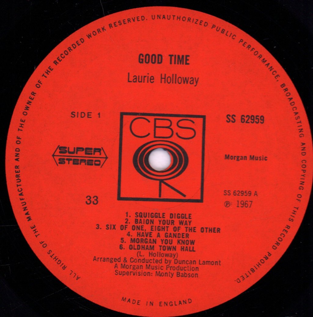 Laurie Holloway - Good Time - Lp