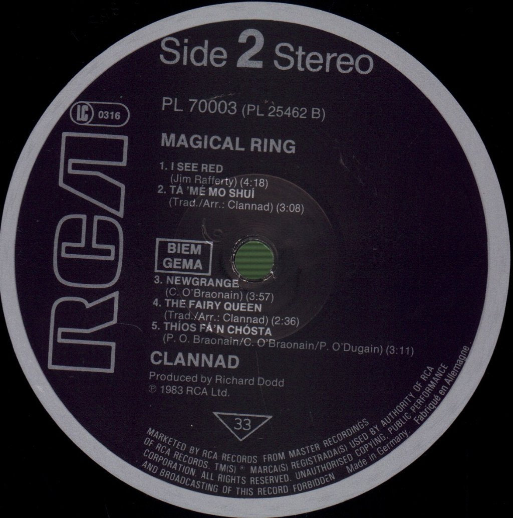 Clannad - Magical Ring - Lp