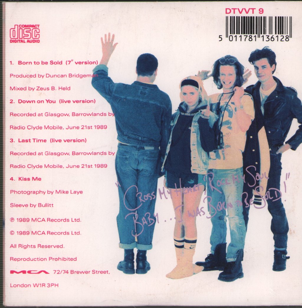 Transvision Vamp - Born To Be Sold - Cd