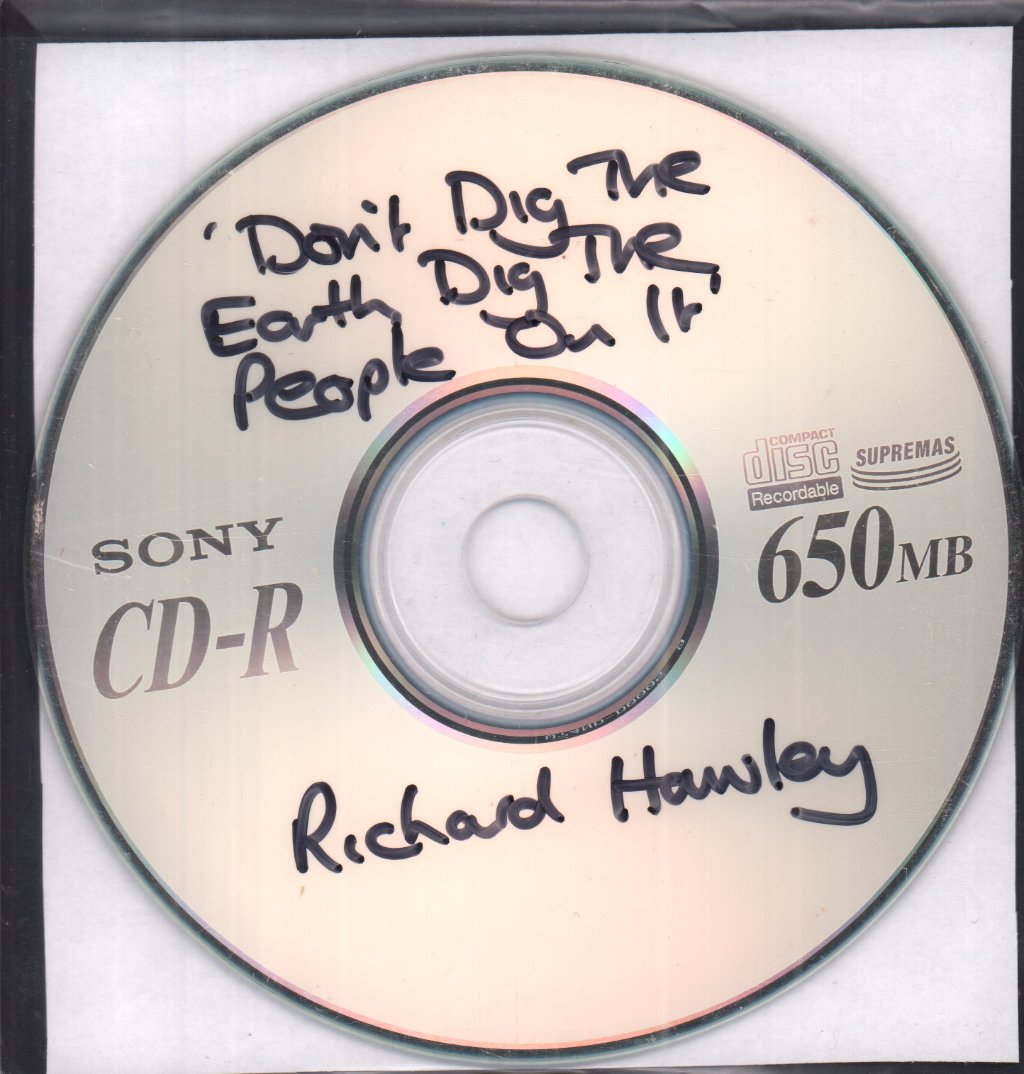 Richard Hawley - don't dig the earth dig the people on it - Cdr