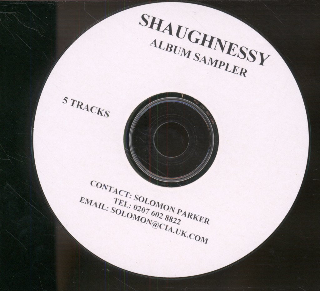 Shaughnessy - Shaughnessy Album Sampler - Cdr