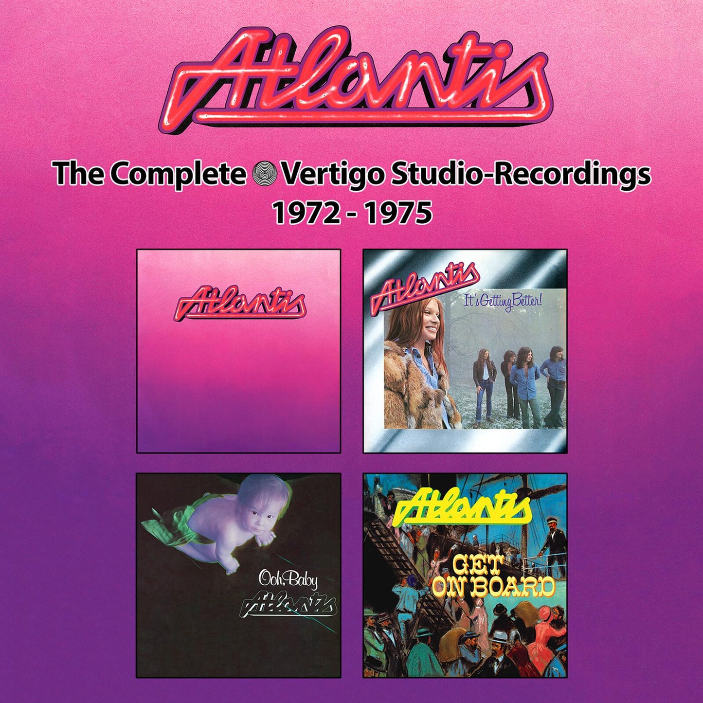 Atlantis - Complete Vertigo Studio-Recordings 1972 - 1975 - Double Cd