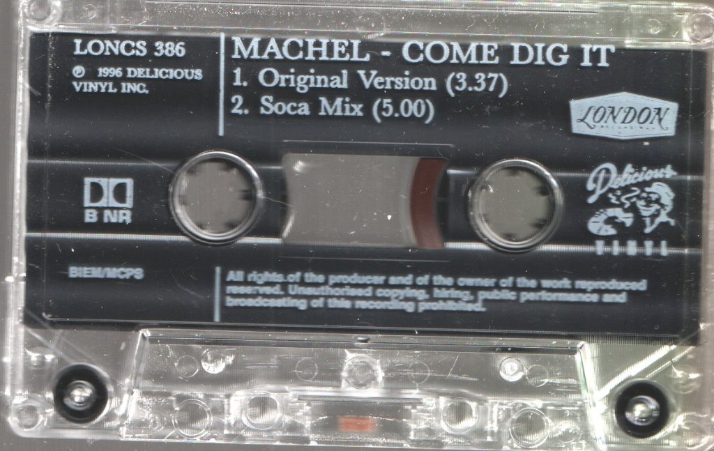 Machel - Come Dig It - Cassette
