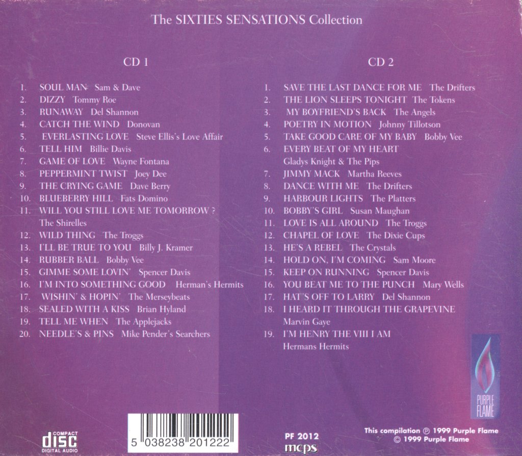 Various Artists - Sixties Sensations - Cd Set