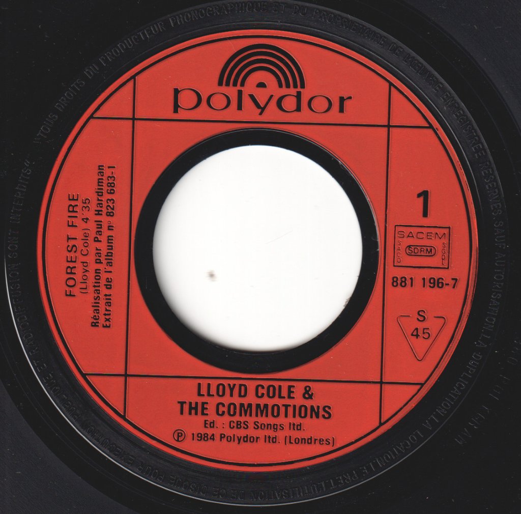 Lloyd Cole And The Commotions - Forest Fire - 7 Inch