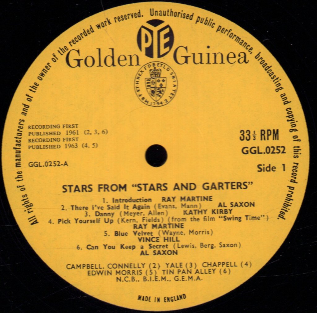 Various Artists - Stars And Garters - Lp