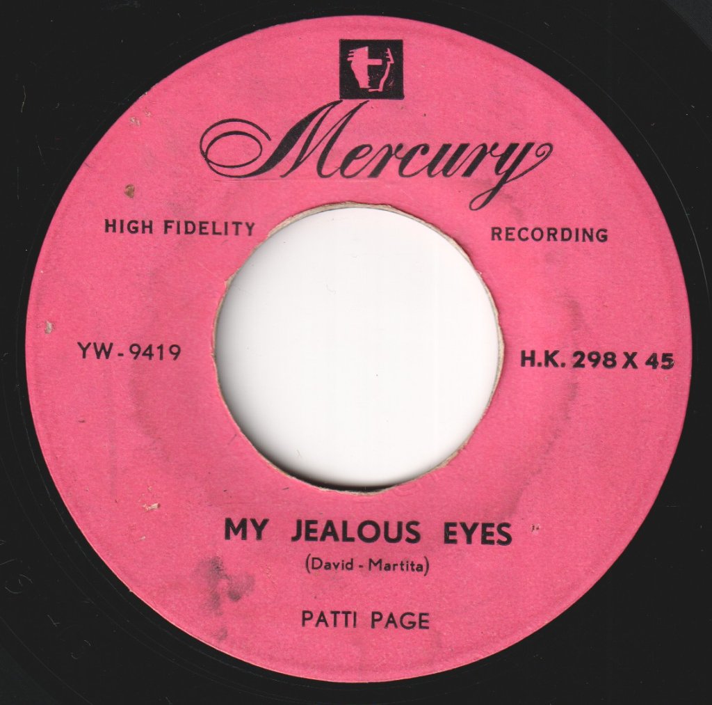 Patti Page - i went to your wedding - 7 Inch