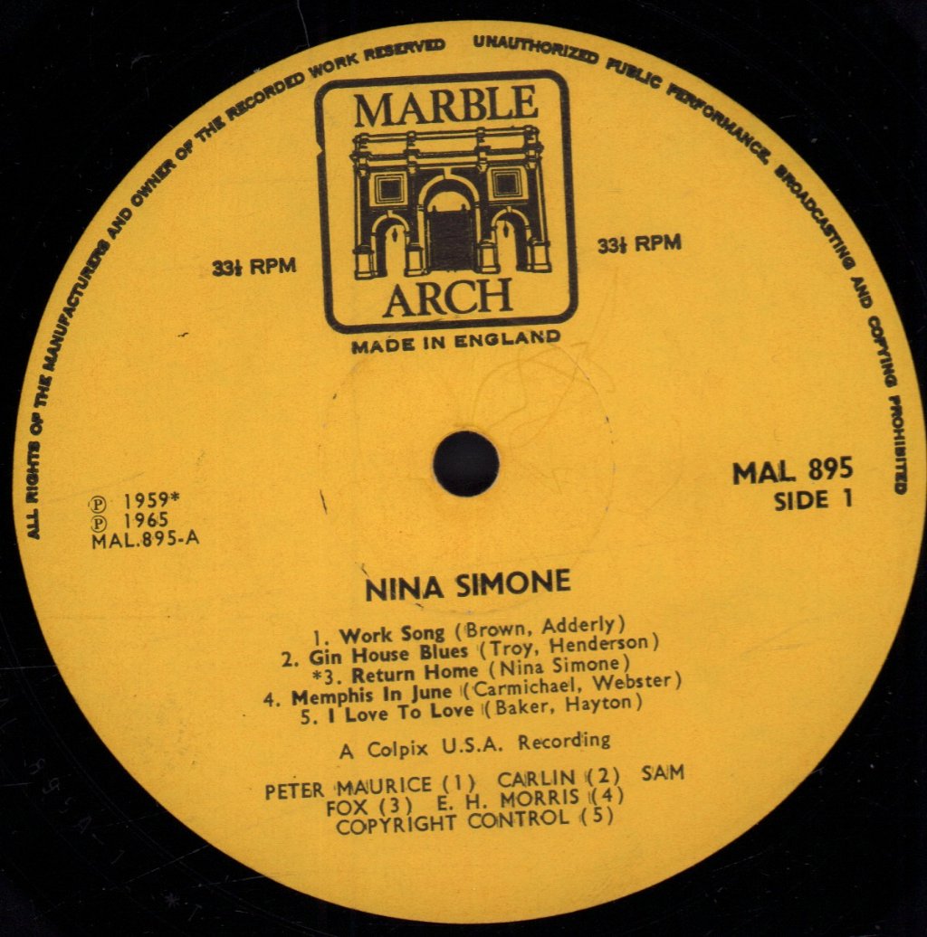 Nina Simone - Nina Simone - Lp