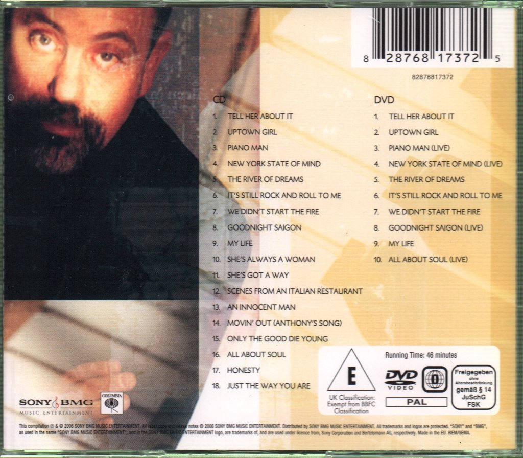 Billy Joel - Piano Man - The Very Best Of Billy Joel - Cd/Dvd