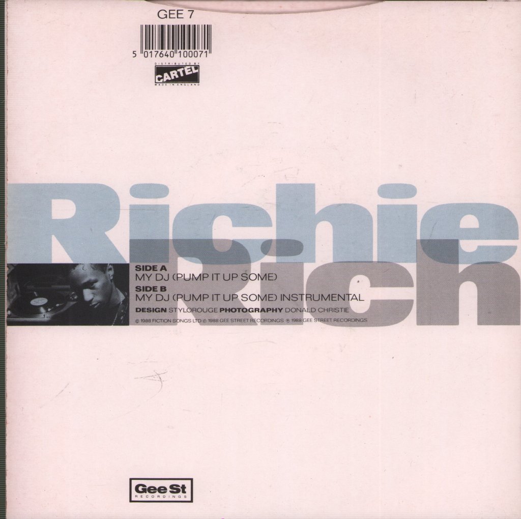 Richie Rich - My Dj - 7 Inch