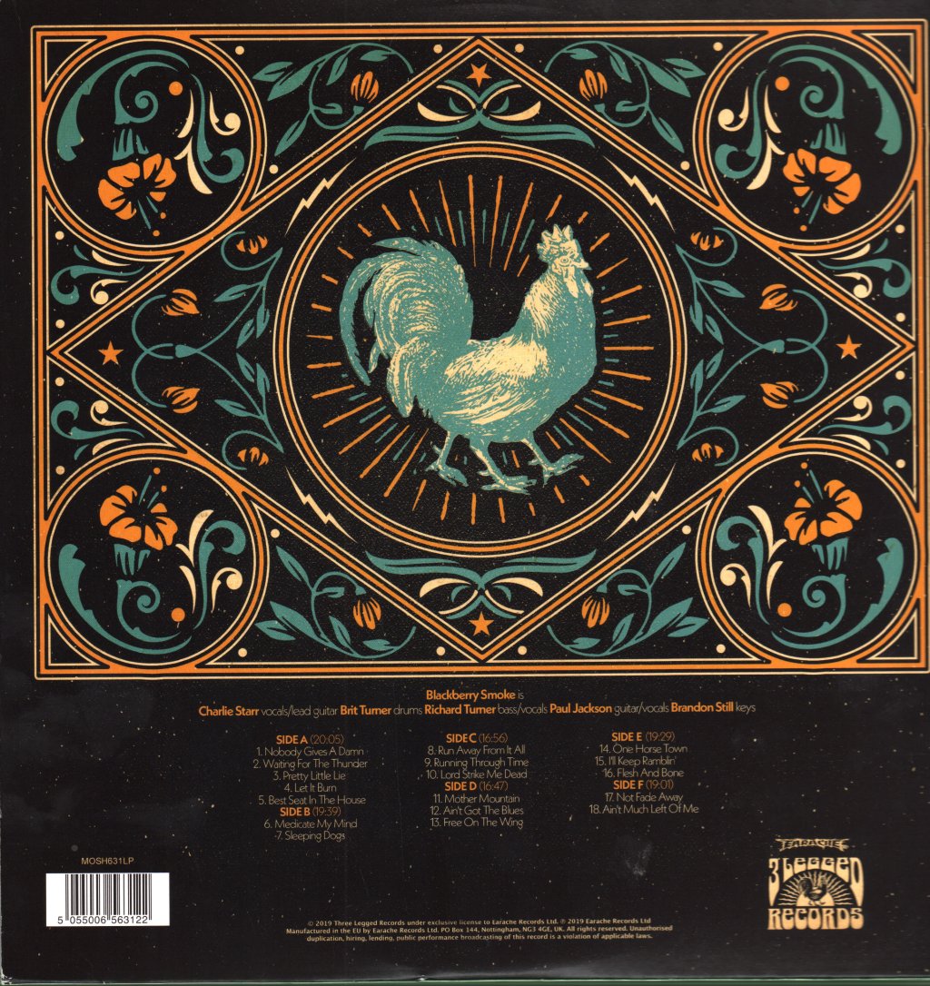 Blackberry Smoke - Homecoming - Live In Atlanta, Georgia 2018 - Triple Lp
