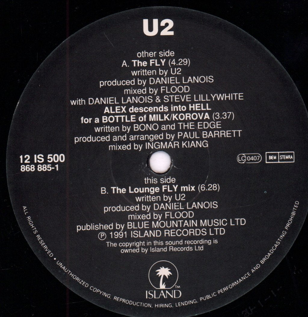 U2 - Fly - 12 Inch