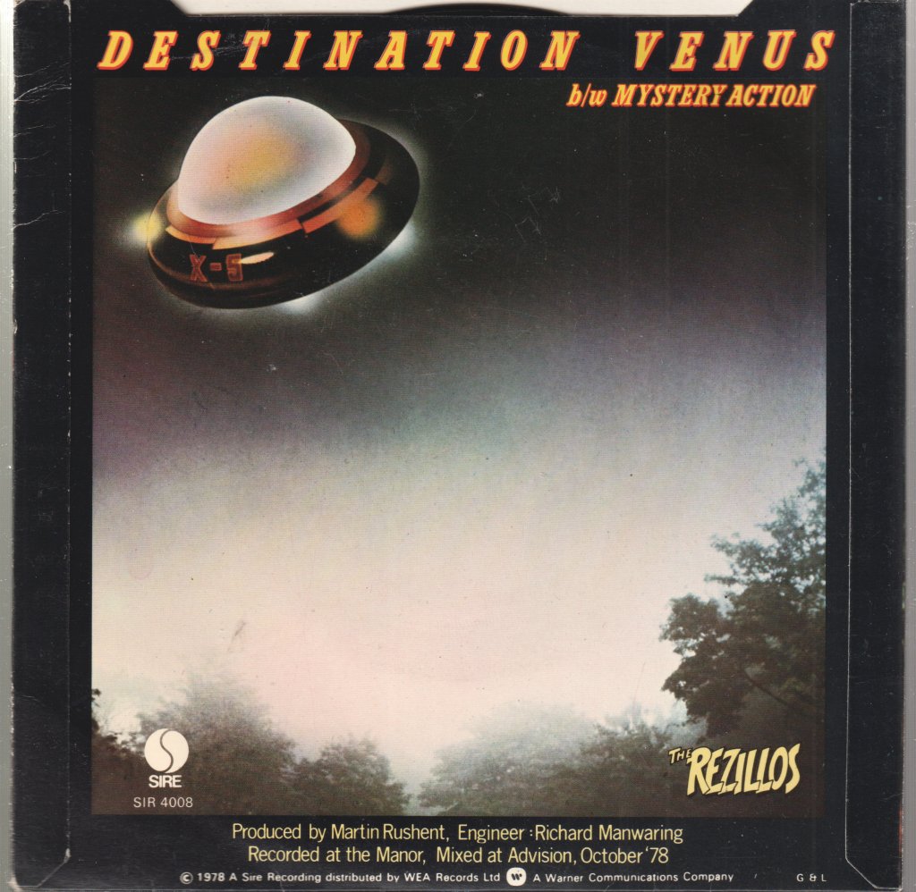Rezillos - Destination Venus - 7 Inch