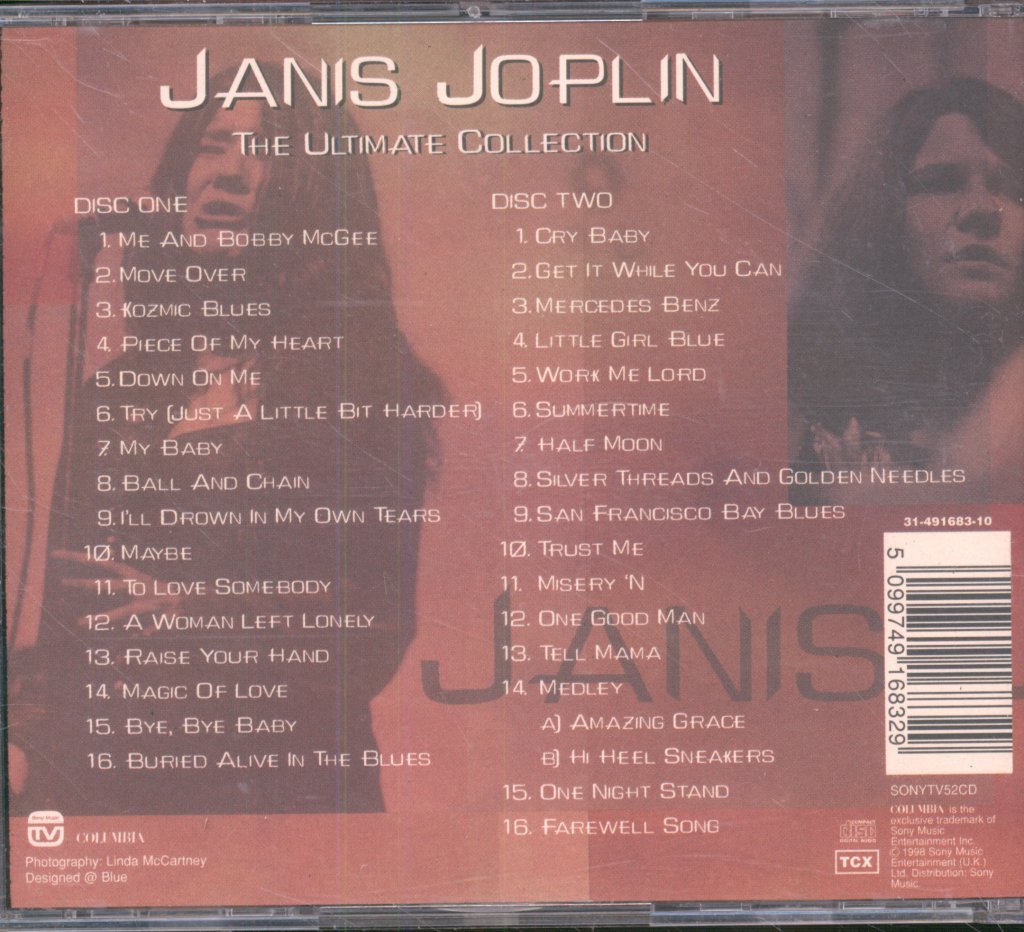 Janis Joplin - Ultimate Collection - Double Cd