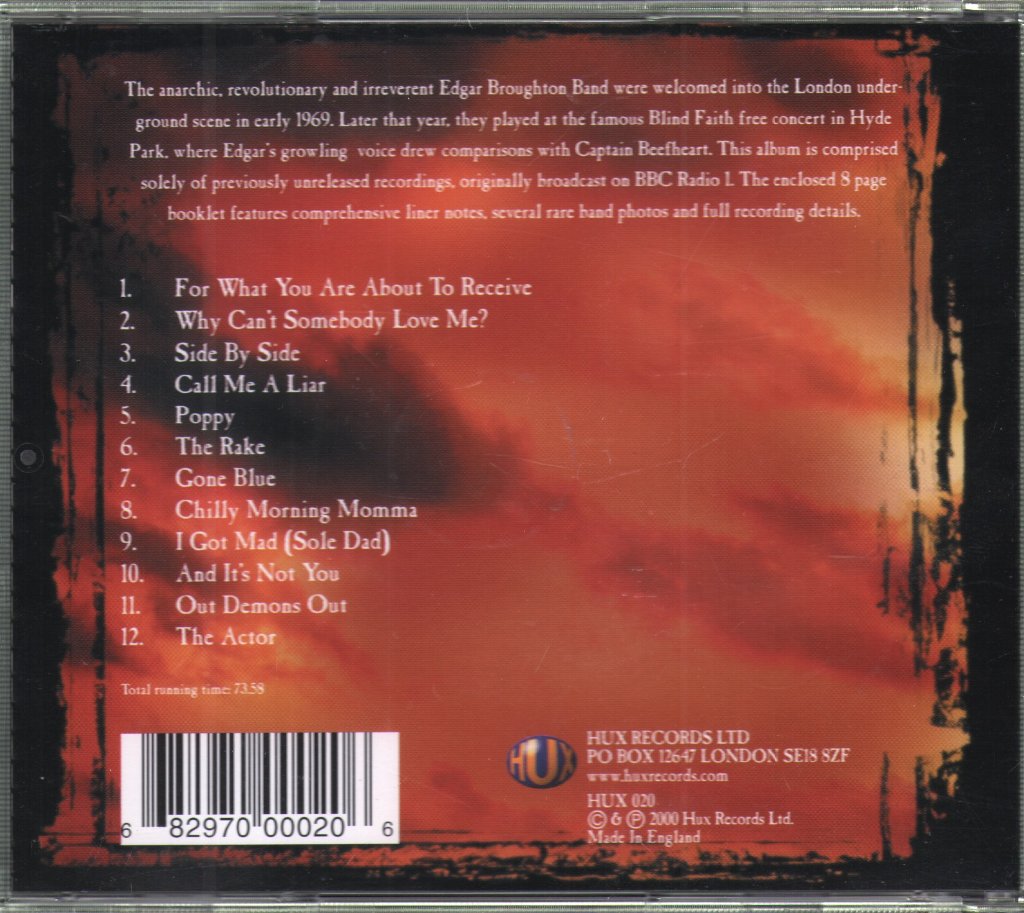 Edgar Broughton Band - Demons At The Beeb - Cd