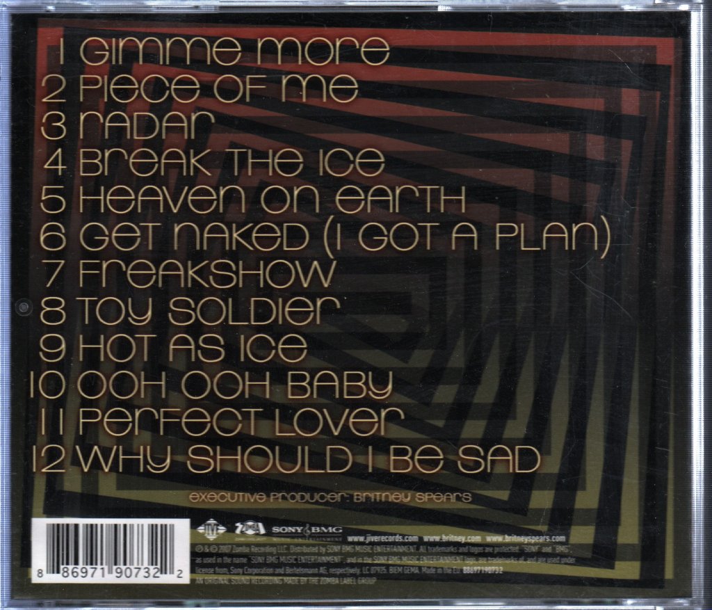 Britney Spears - Blackout - Cd