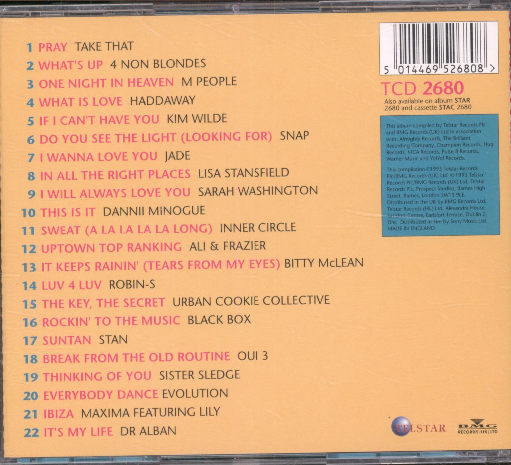 Various Artists - Hits 93 Volume Three - Cd