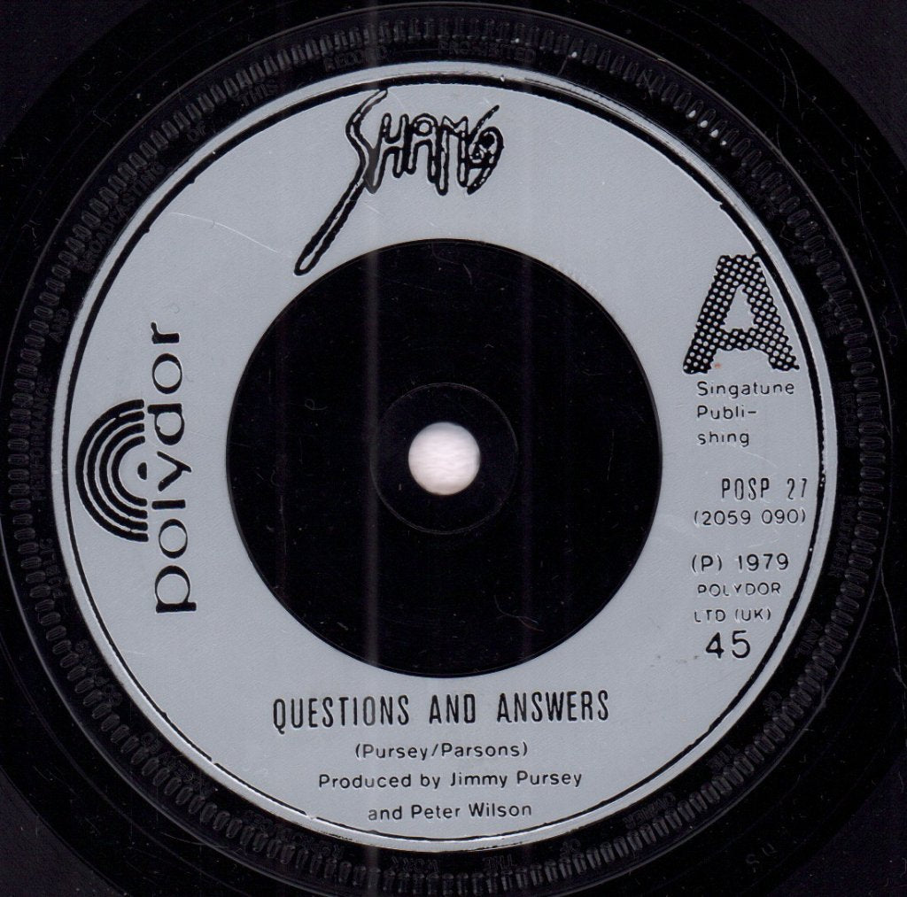 Sham 69 - Questions And Answers - 7 Inch