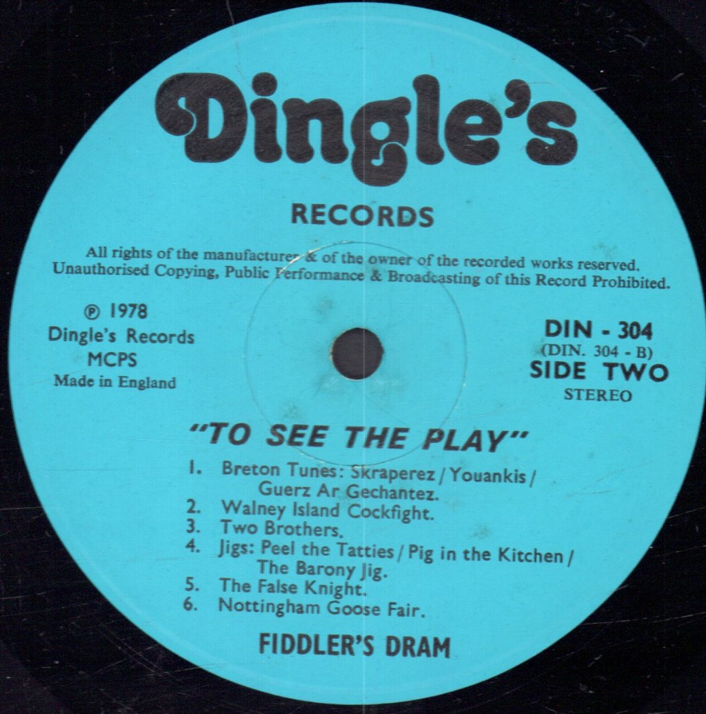 Fiddler's Dram - To See The Play - Lp